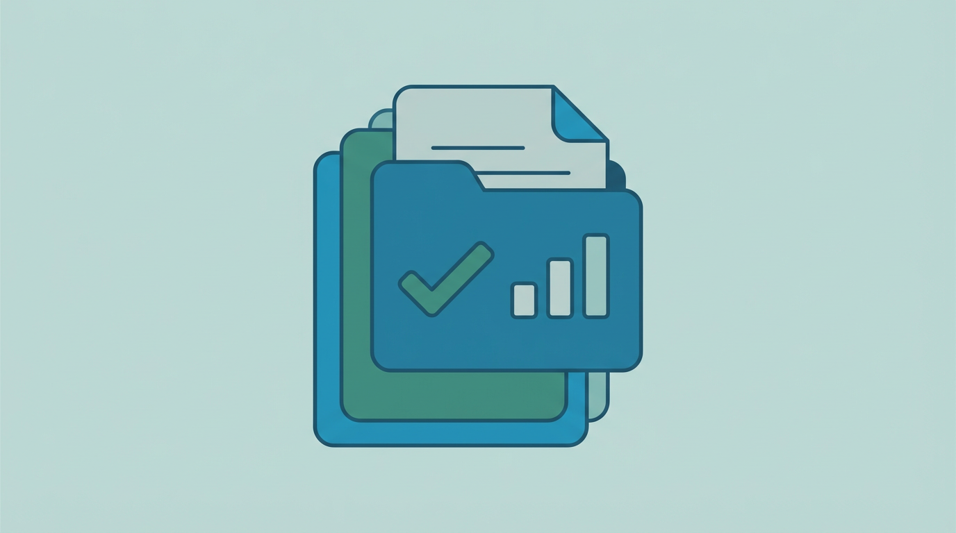 Organized records, upload and export summary